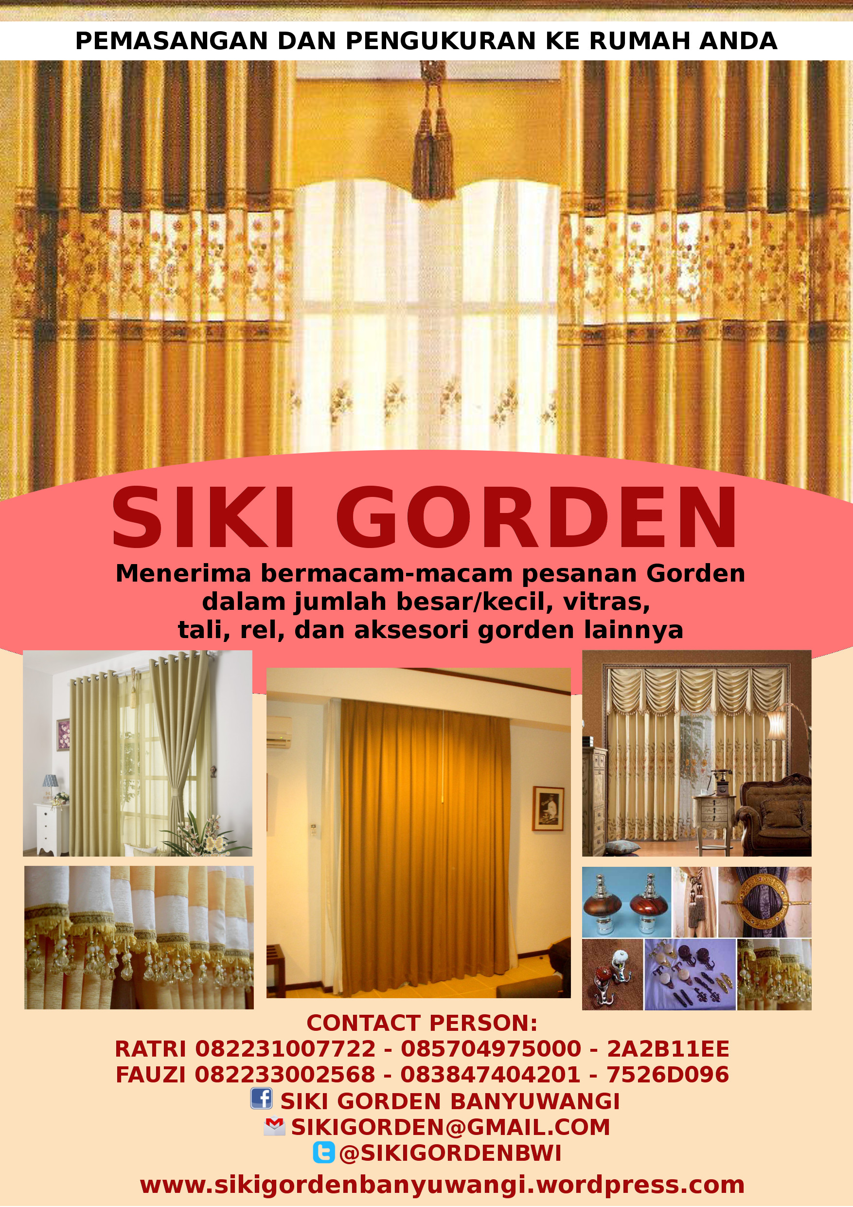 Brosur Interior Interior Rumah Gorden Gorden Minimalis Model